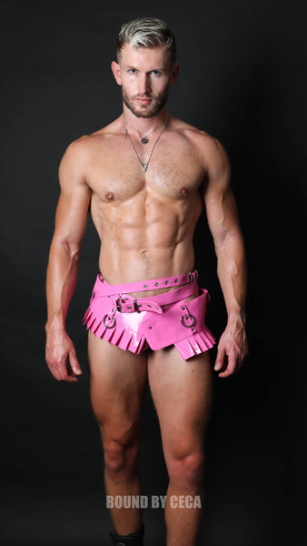 'BURJA' micro pleated skirt