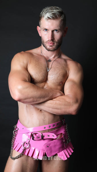 'BURJA' micro pleated skirt