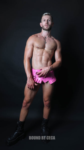 'BURJA' micro pleated skirt