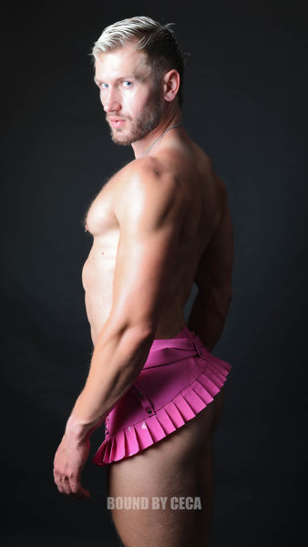 'BURJA' micro pleated skirt