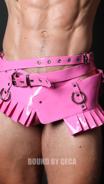 'BURJA' micro pleated skirt