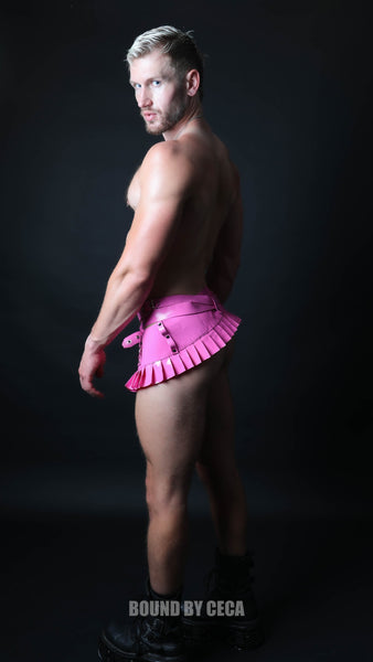 'BURJA' micro pleated skirt