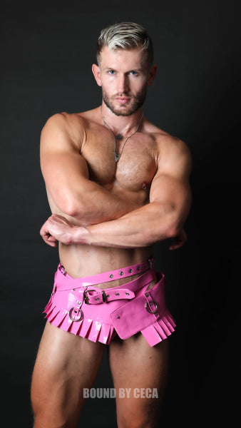 'BURJA' micro pleated skirt