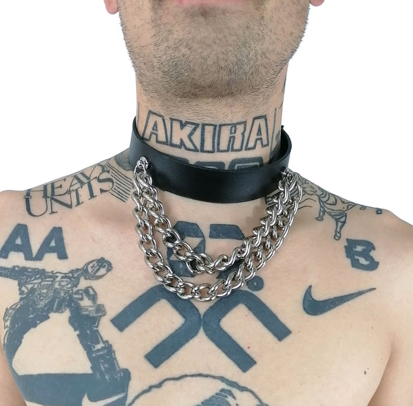 'ŽAN' double chain choker